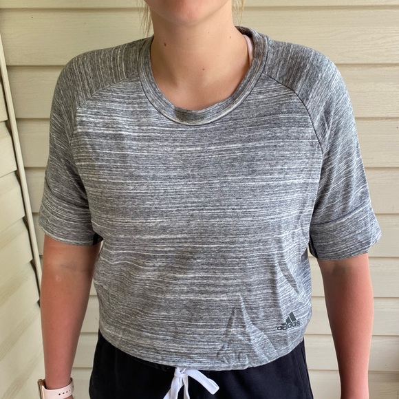 adidas Tops - ADIDAS - Gray Shirt